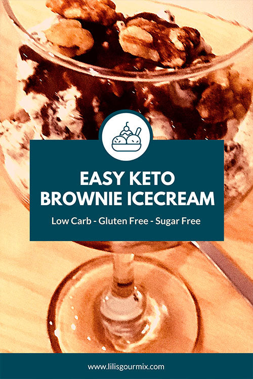 Keto Brownie Ice Cream