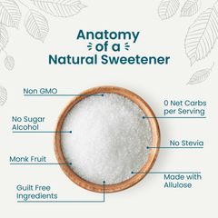 Sweet Gourmix Natural Sweetener; Low Calorie; Premium Blend; 1:1 sugar substitute; 0g net carbs; 10.6 oz - 300 g