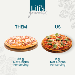 Lili’s Gourmix Pizza  Low Carb Sugar & Gluten Free; Keto Premium Mix  6.2 oz - 177g