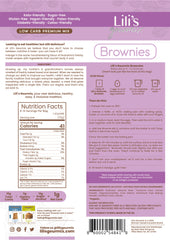 Lili’s Gourmix Deliciously Guilt-Free: Gluten-Free, Sugar-Free, Keto Brownie Baking Mix  8.8 oz - 250 g