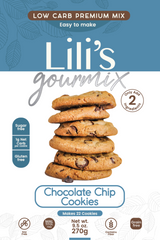 Gourmix Chocolate Chip Cookie Mix, Keto, No Sugar, Gluten Free, Low Carb,  9.5 oz - 270 g
