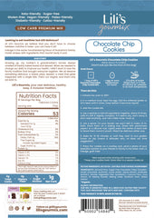 Lili’s Gourmix Chocolate Chip Cookie Mix, Sugar & Gluten Free, Keto, Low Carb, 6.6 oz - 186 g