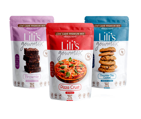 Lili’s Gourmix Movie Bundle; Brownie; Cookie and Pizza in one Box