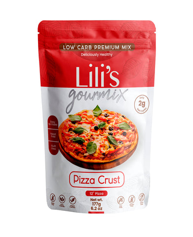 Lili’s Gourmix Pizza  Low Carb Sugar & Gluten Free; Keto Premium Mix  6.2 oz - 177g
