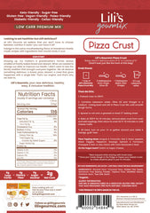 Lili’s Gourmix Pizza  Low Carb Sugar & Gluten Free; Keto Premium Mix  6.2 oz - 177g