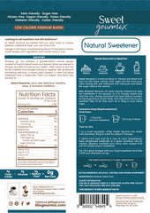 Sweet Gourmix Natural Sweetener; Low Calorie; Premium Blend; 1:1 sugar substitute; 0g net carbs; 10.6 oz - 300 g
