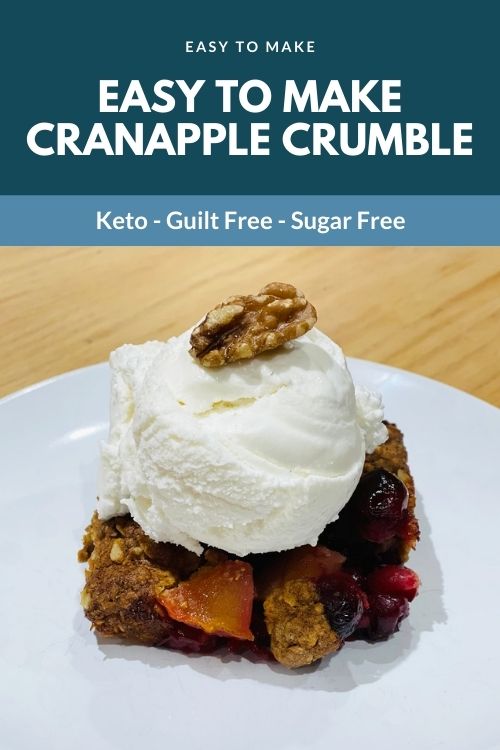 Easy to make CranApple Crumble