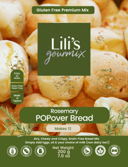 Rosemary Popover Bread Gluten Free Baking Mix