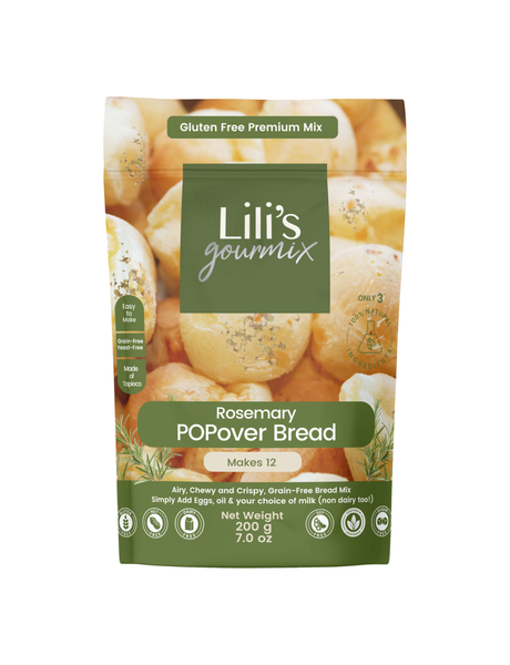 Rosemary Popover Bread Gluten Free Baking Mix