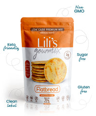 Lili’s Gourmix Flat Bread Sugar & Gluten Free; Keto Low Carb Baking Mix; 5.5 oz - 156 g
