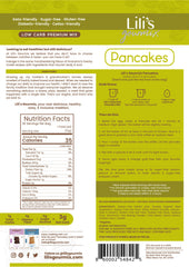 Lili’s Gourmix Pancakes Premium Mix,  No Sugar Low Carb Keto Friendly 11.3 oz - 320 g