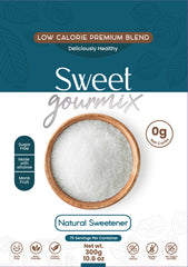 Sweet Gourmix Natural Sweetener; Low Calorie; Premium Blend; 1:1 sugar substitute; 0g net carbs; 10.6 oz - 300 g